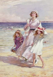 Une Journée Venteuse au Bord de la Mer